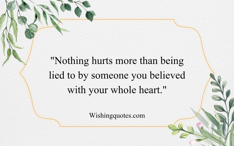 Sad Broken Trust Quotes