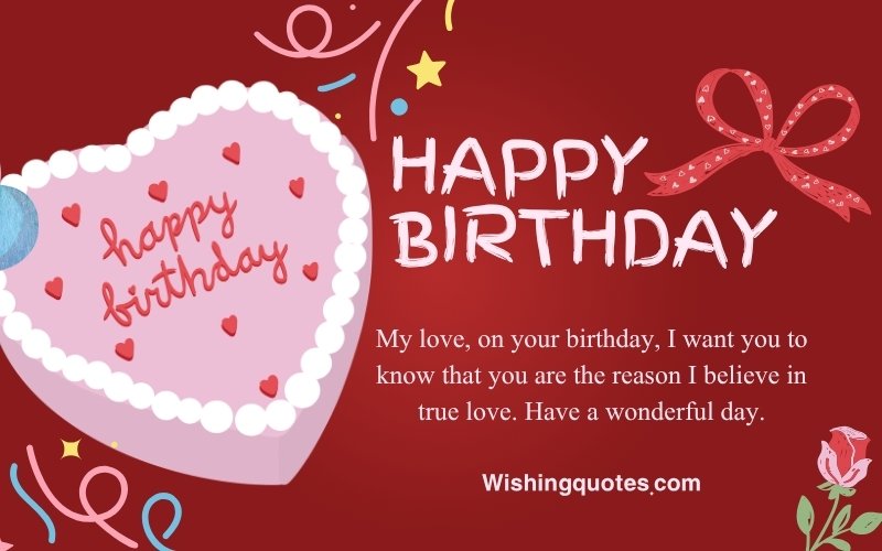 Heart Touching Birthday Wishes for Love