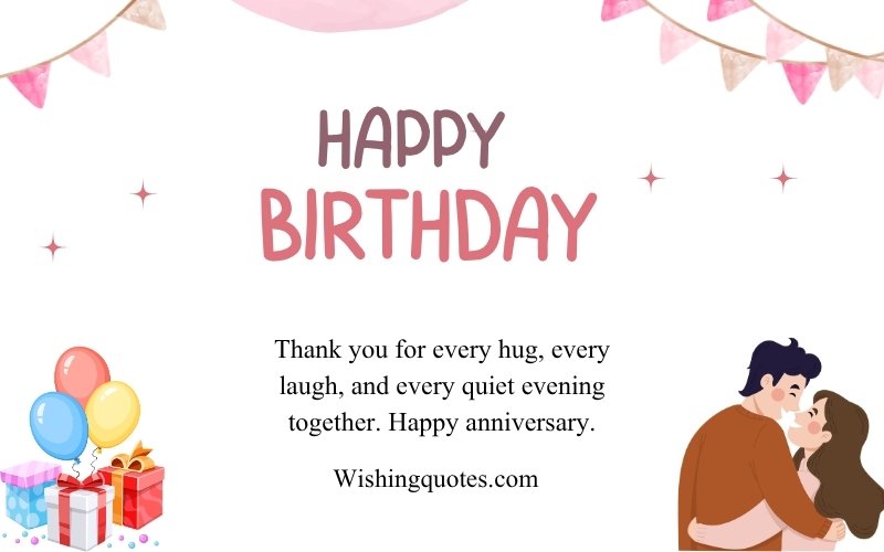 Simple Anniversary Wishes for Husband
