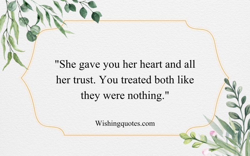 Broken Trust Quotes for Her